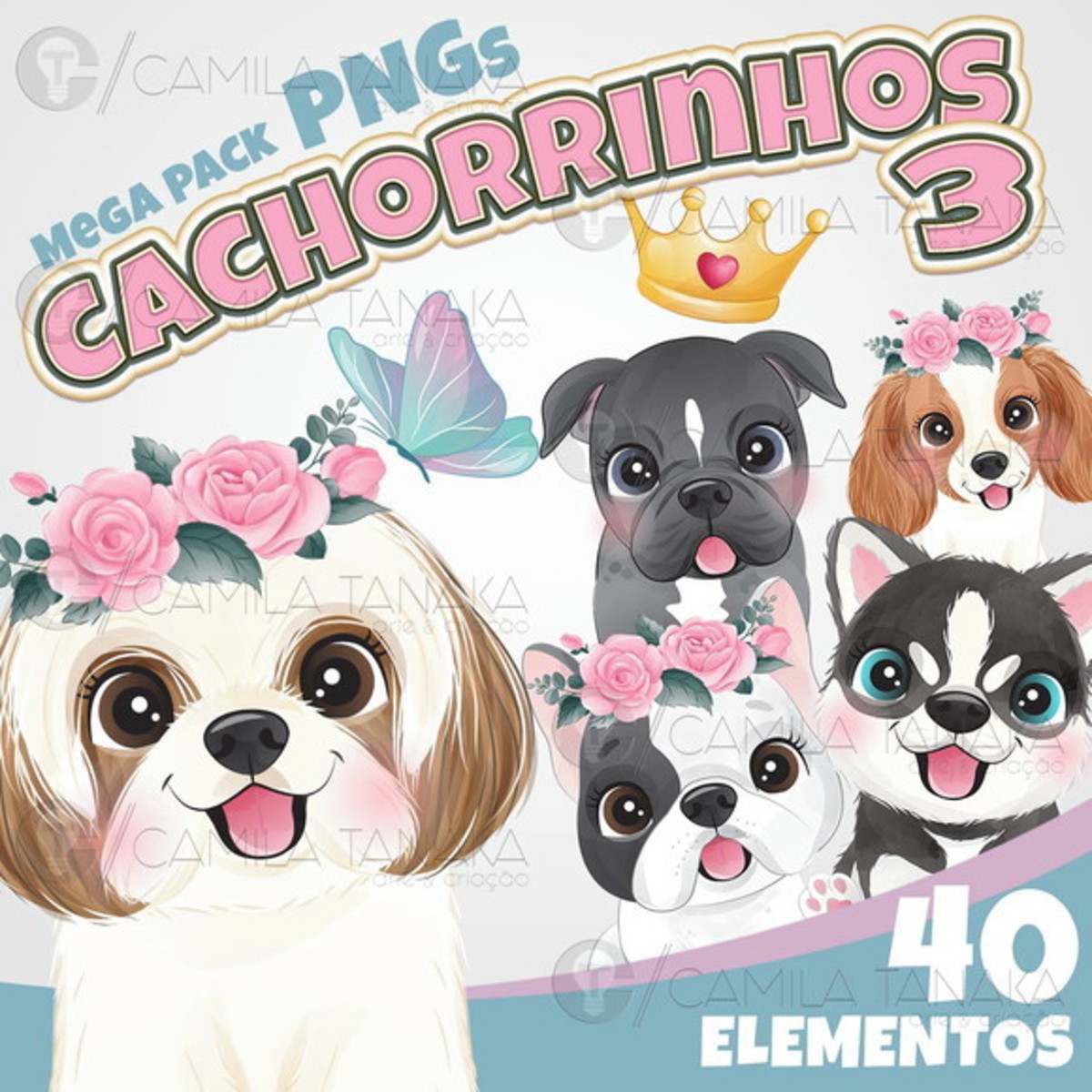 Kit Digital Cachorrinhos 3 (pague 1 Leve 3)