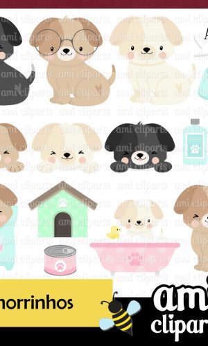 Kit Digital Cachorrinhos