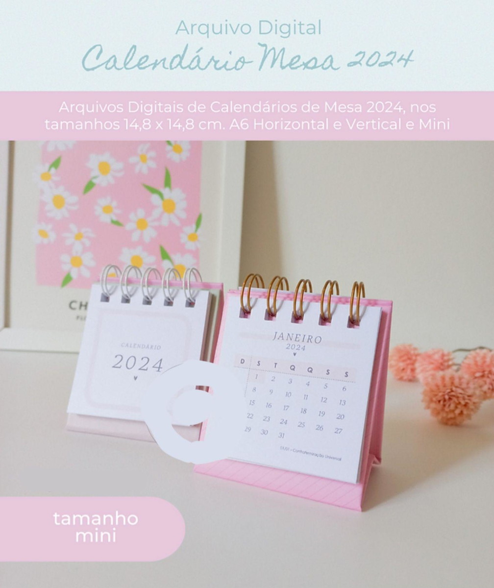 Kit Digital Calendário de Mesa 2024 - Imagem 5