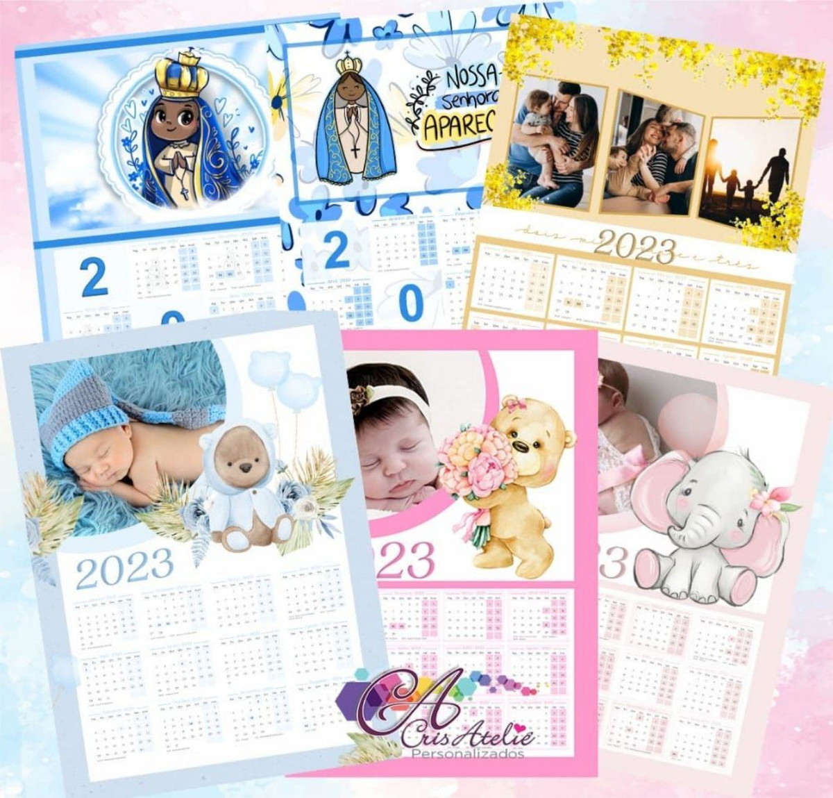 Kit Digital Calendários 2023 - Imagem 2