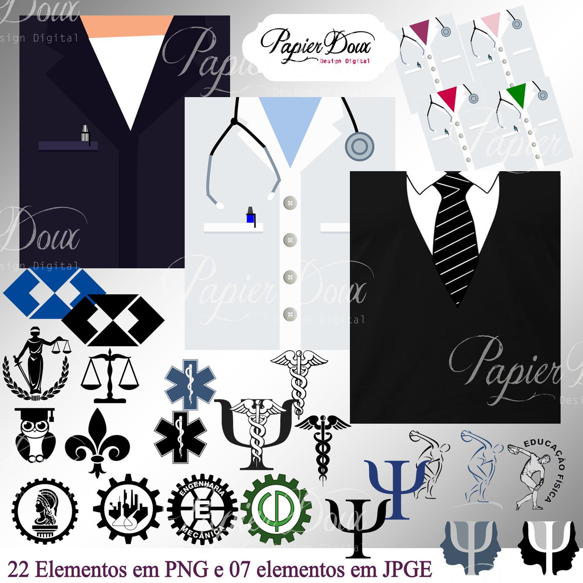 Kit Digital Capas Profissões