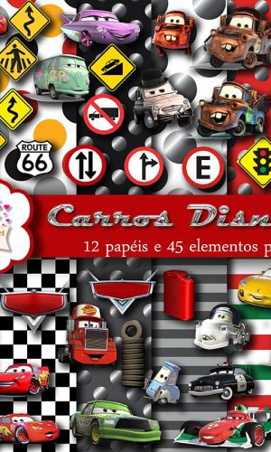 Kit digital Carros Disney