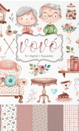 Kit Digital - Avós Aquarela