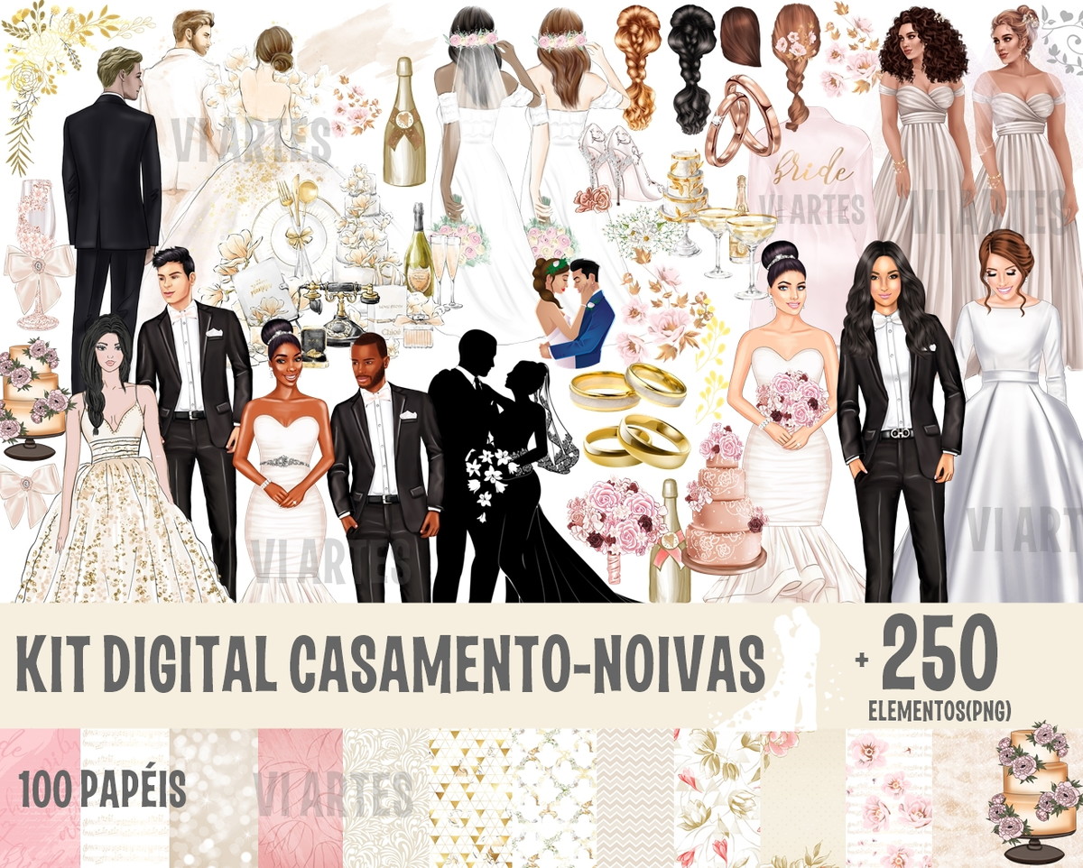 KIT DIGITAL CASAMENTOS-NOIVAS