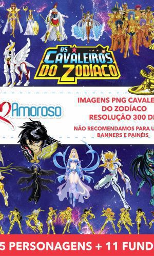 Kit Digital Cavaleiros do Zodíaco