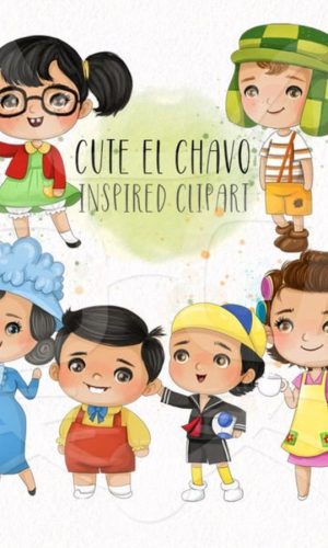 #051 Kit Digital Chaves Aquarela