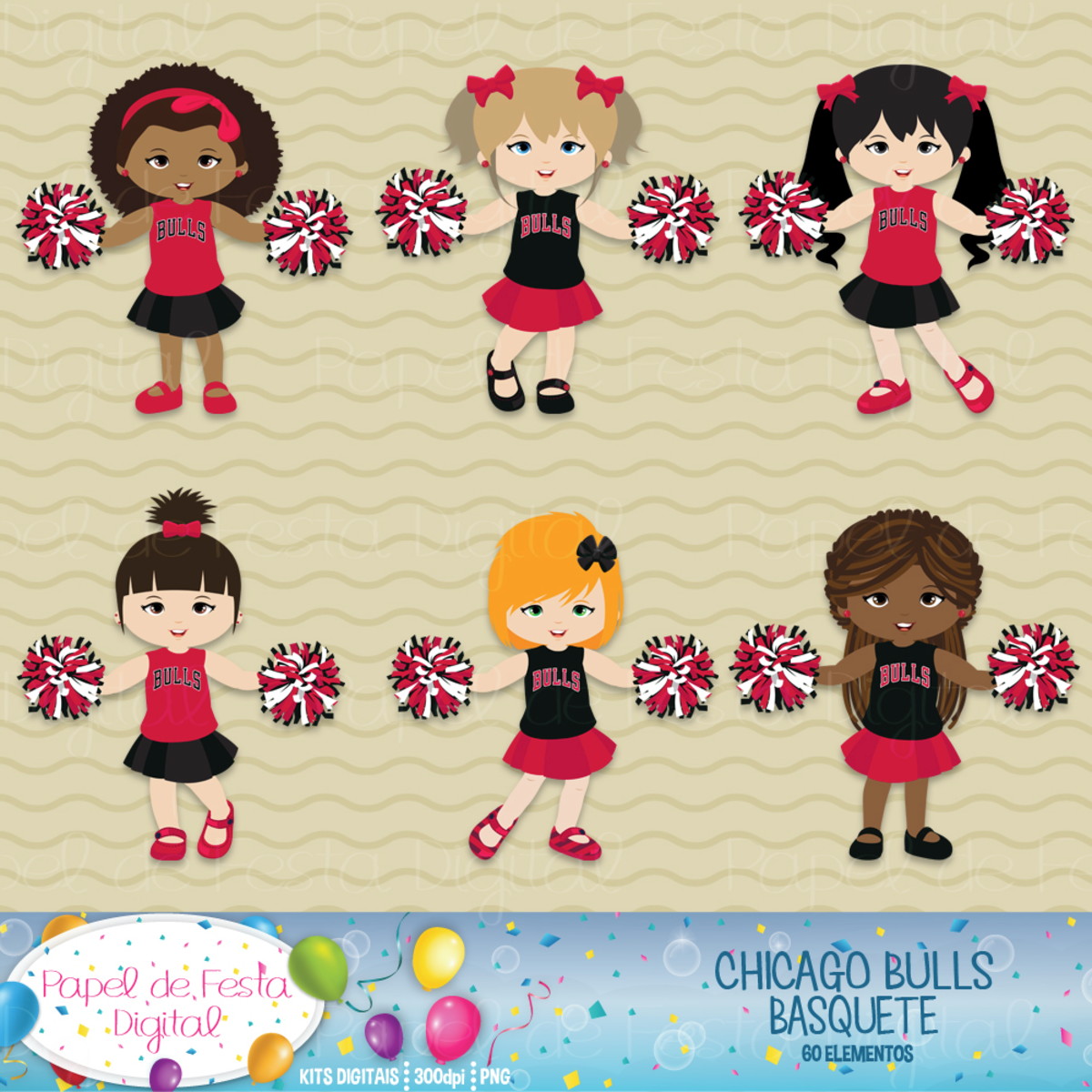 Kit Digital Chicago Bulls - Imagem 3