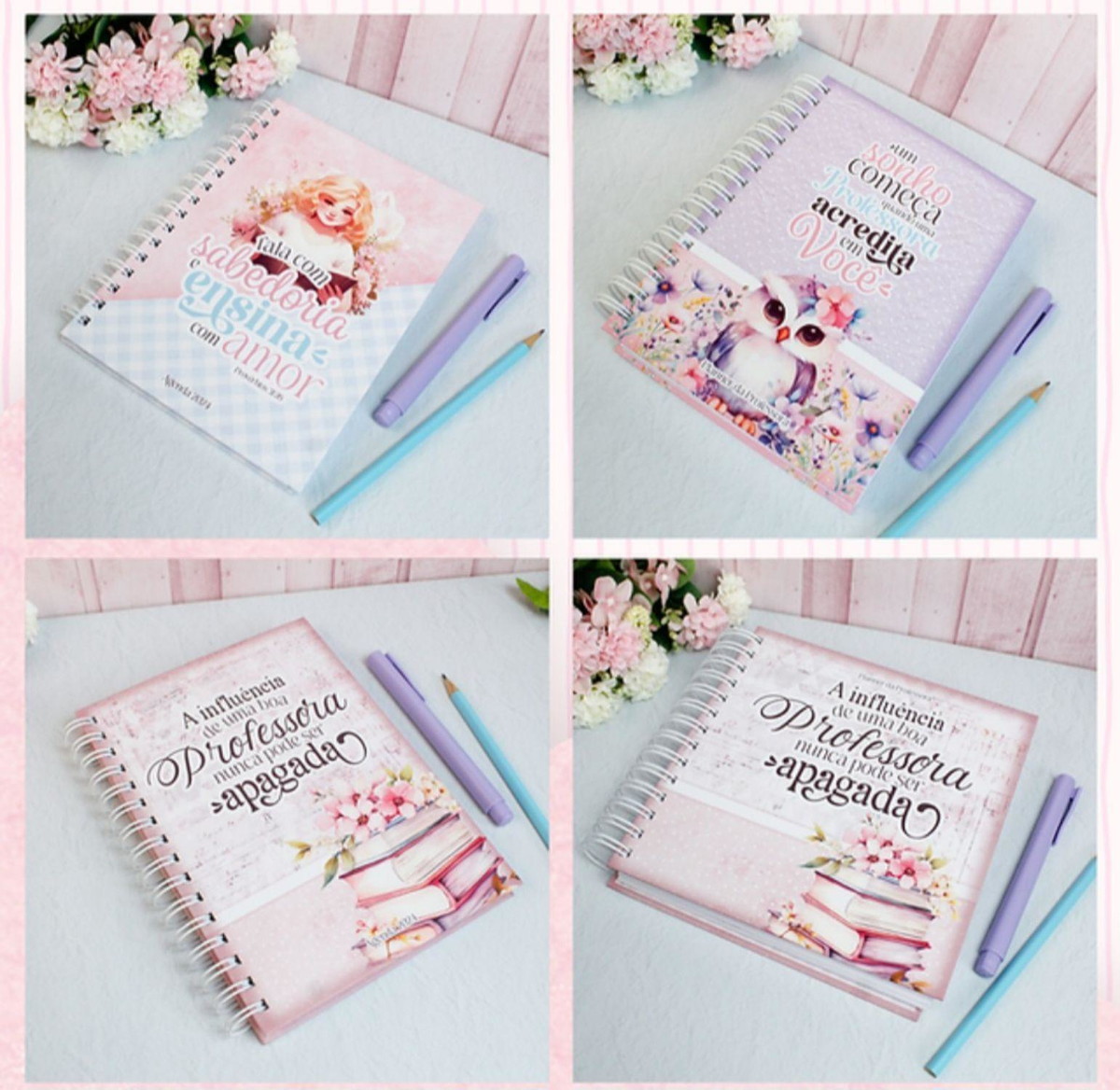 Kit Digital Combo Encadernação - Professores Aquarela - Imagem 2