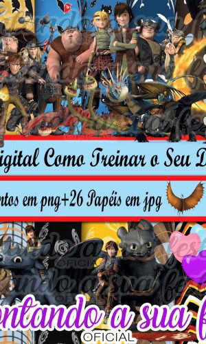 Kit Digital Como Treinar o Seu Dragão