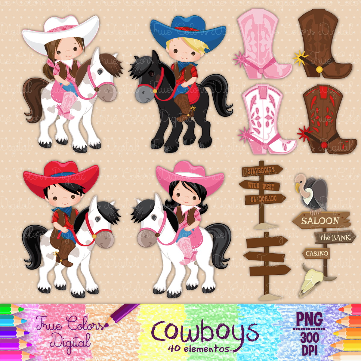 Kit Digital Cowboy - Imagem 3
