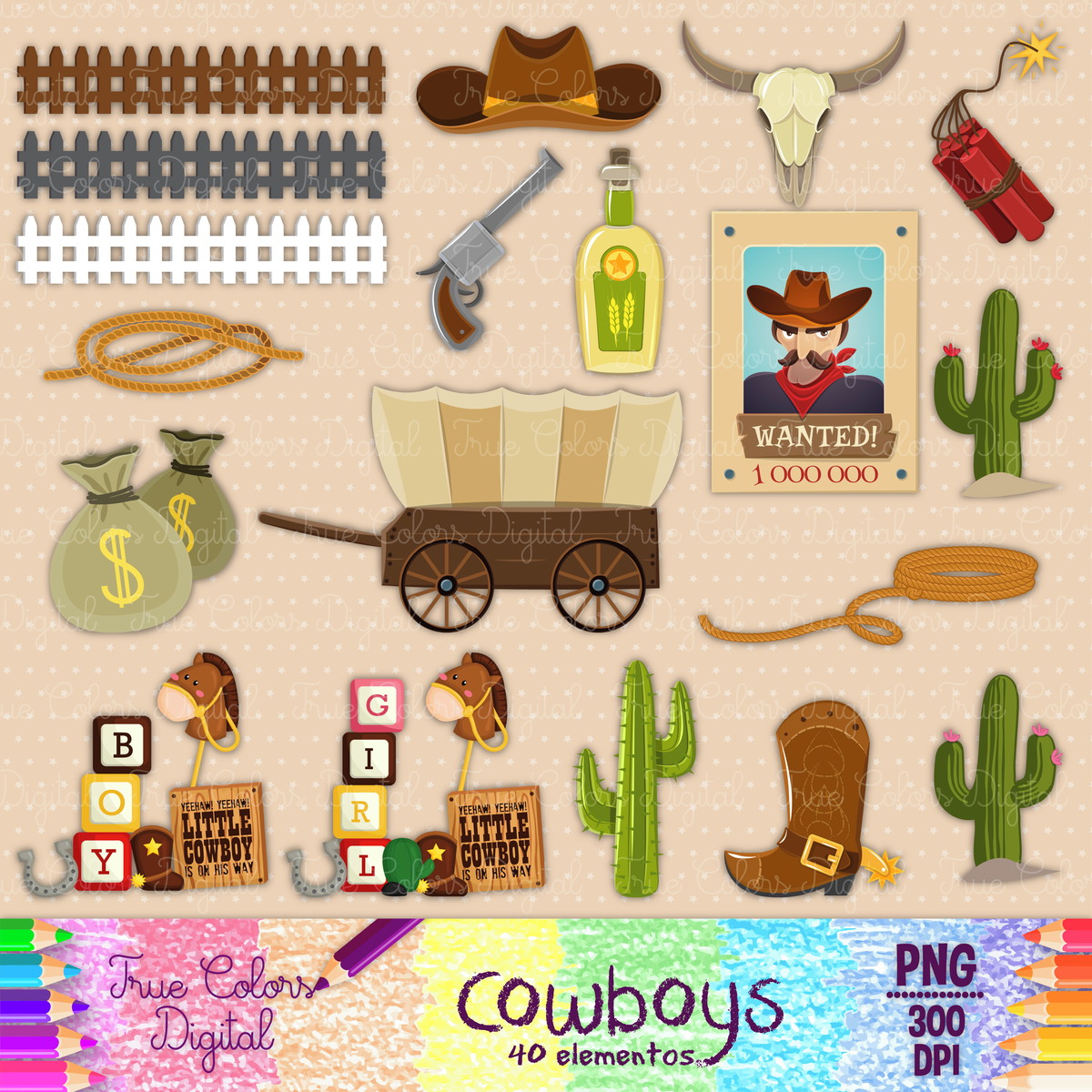 Kit Digital Cowboy - Imagem 4