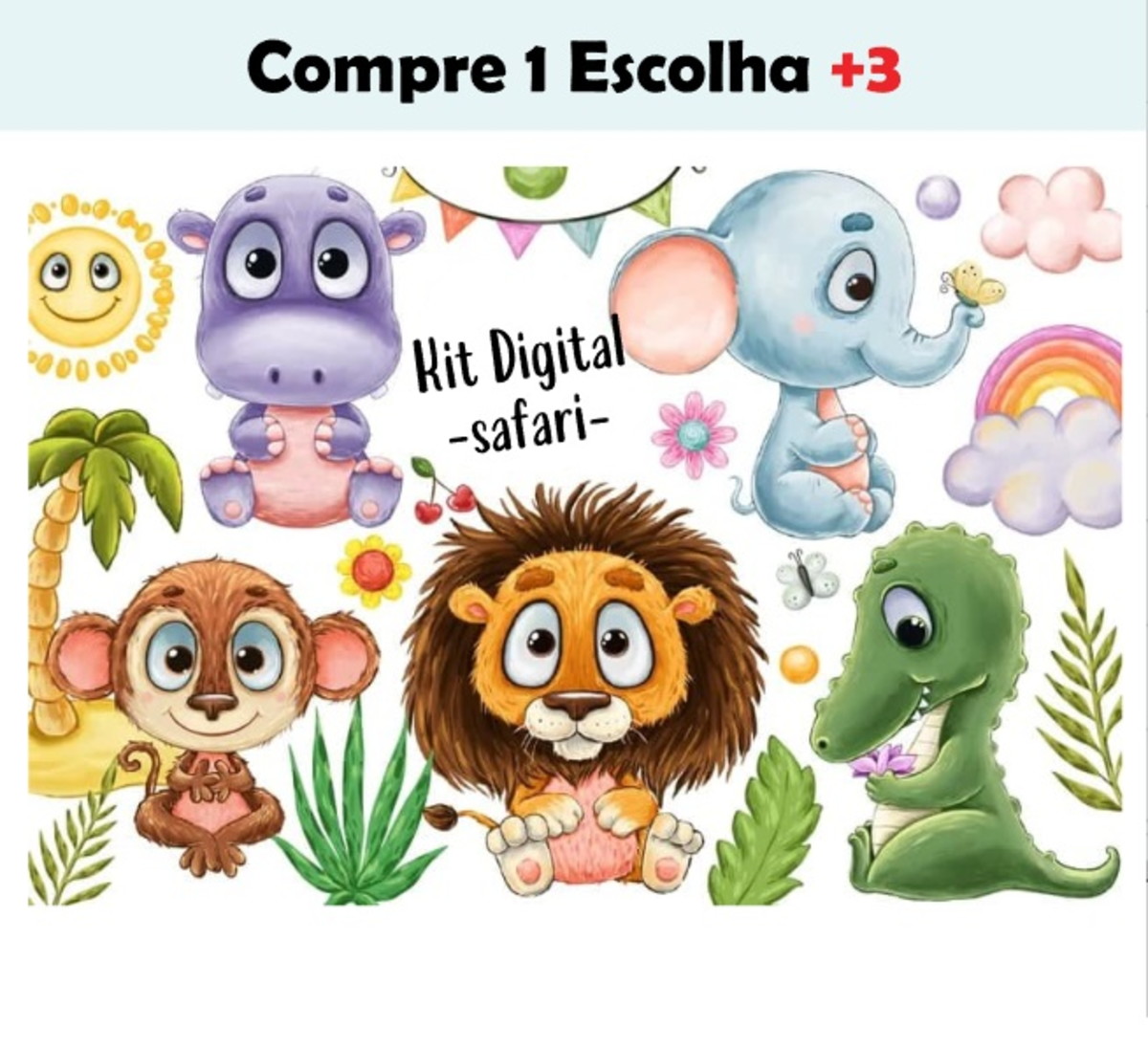 Kit Digital Cute Safari