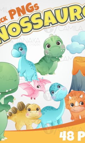 Kit Digital Dinossauro 3 (pague 1 Leve 3)