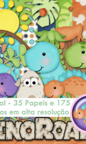 Kit Digital Dinossauro Baby