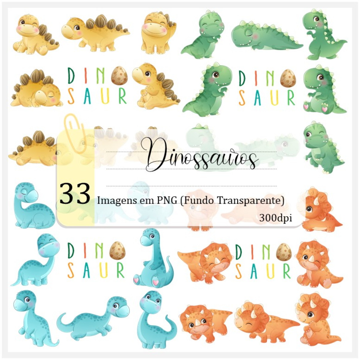 Kit Digital - Dinossauros - Imagem 5