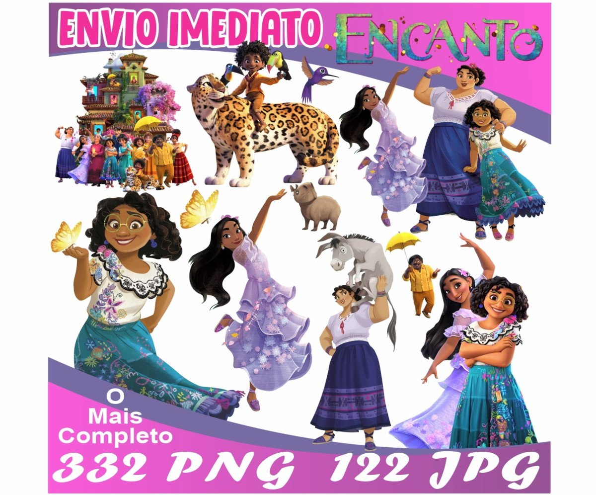 Kit Digital Encanto 454 Arquivos