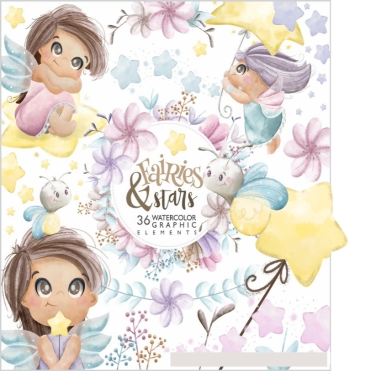 Kit Digital Fairy Clipart