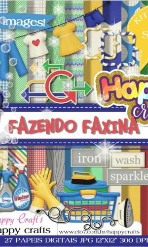 Kit Digital Fazendo Faxina