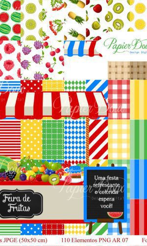 Mega Kit Digital Feirinha de Frutas