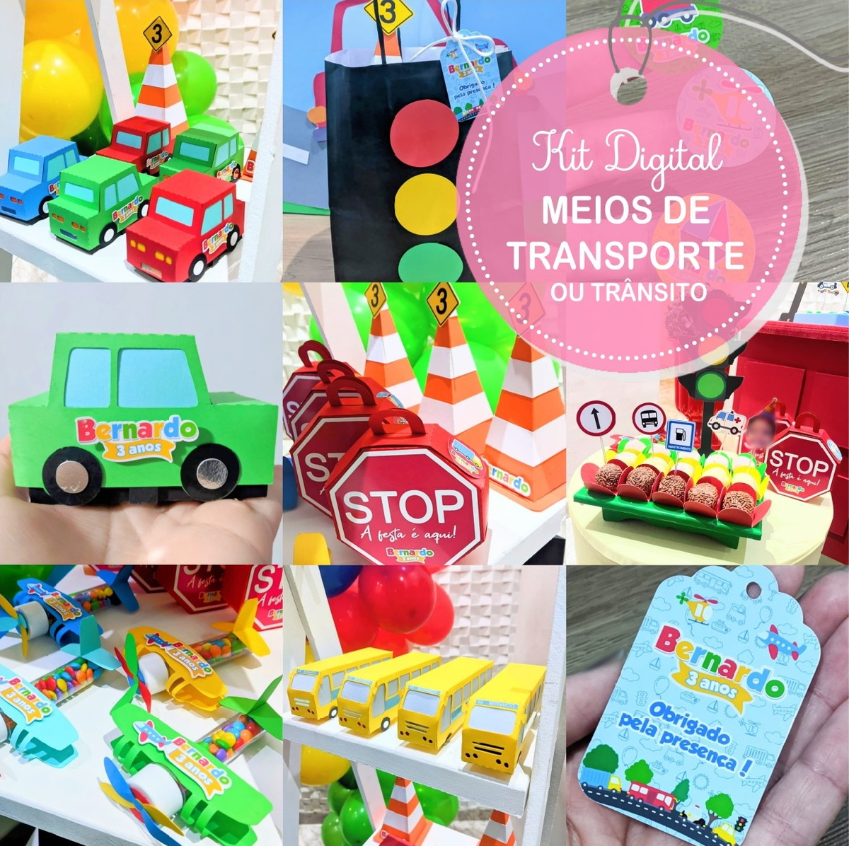 Kit Digital Festa Meios de Transporte