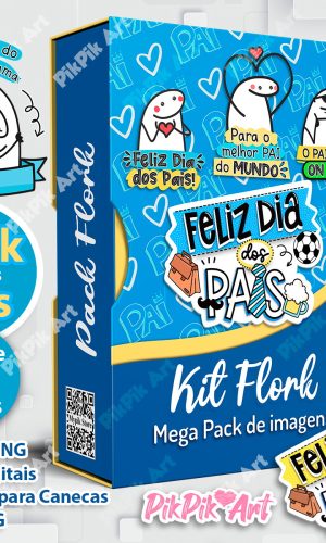 Kit Digital Flork Dia Dos Pais