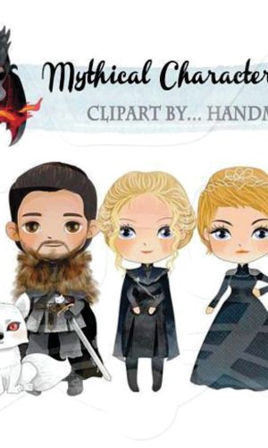 Kit digital Game of Thrones aquarelado
