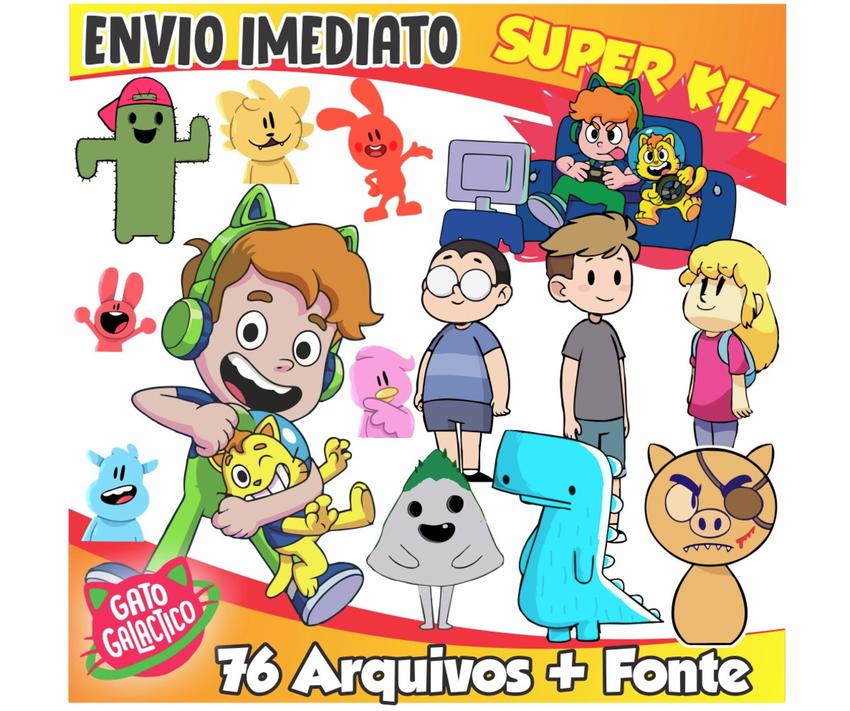 Kit Digital Gato Galactico