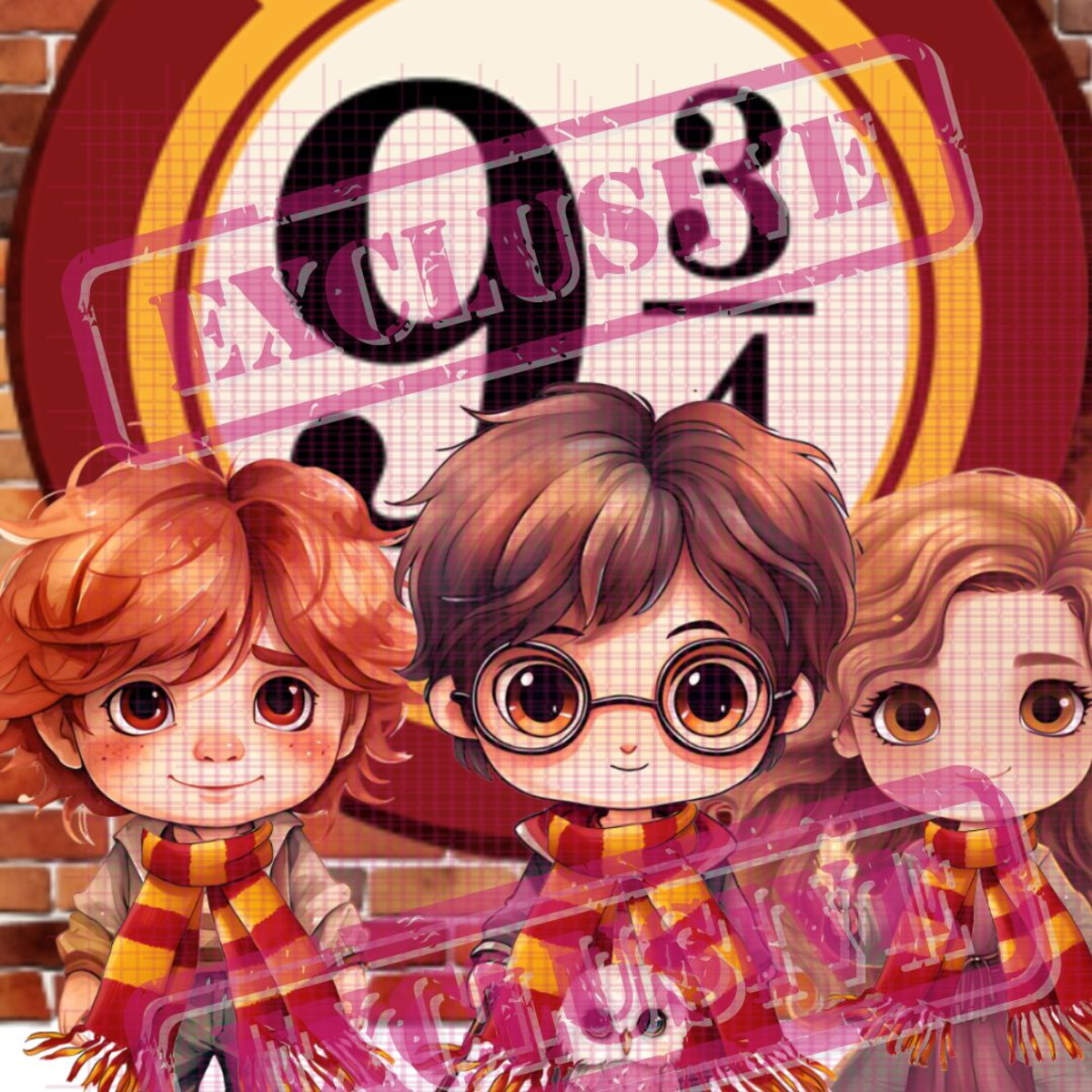 Kit Digital Harry Potter Aquarela Exclusivo - Imagem 2