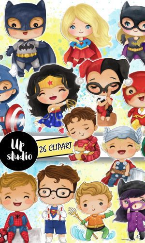 KIT DIGITAL HEROIS MARVEL DC