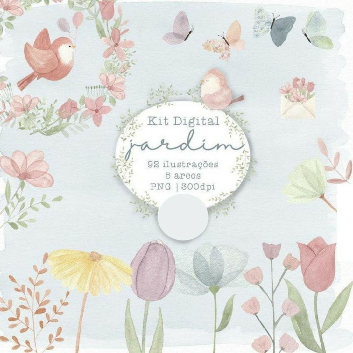 Kit Digital Jardim Aquarela