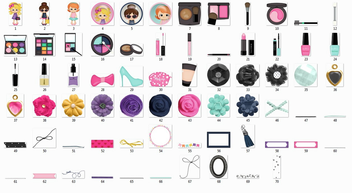 Kit Digital Maquiagem - Imagem 2