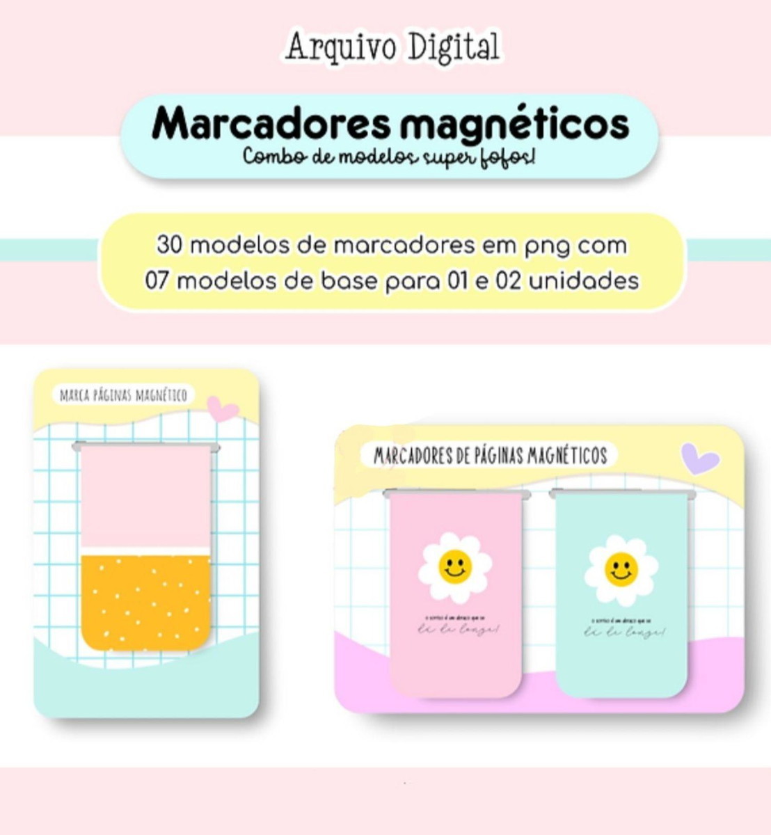 Kit Digital Marcadores de Página Magnéticos - Imagem 5