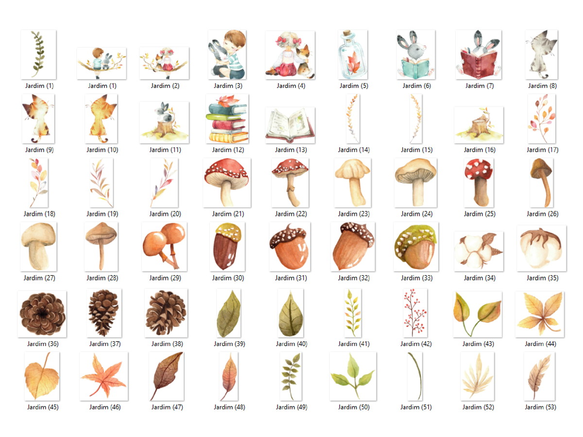 Kit Digital - Meninos no Jardim Aquarela - Imagem 2