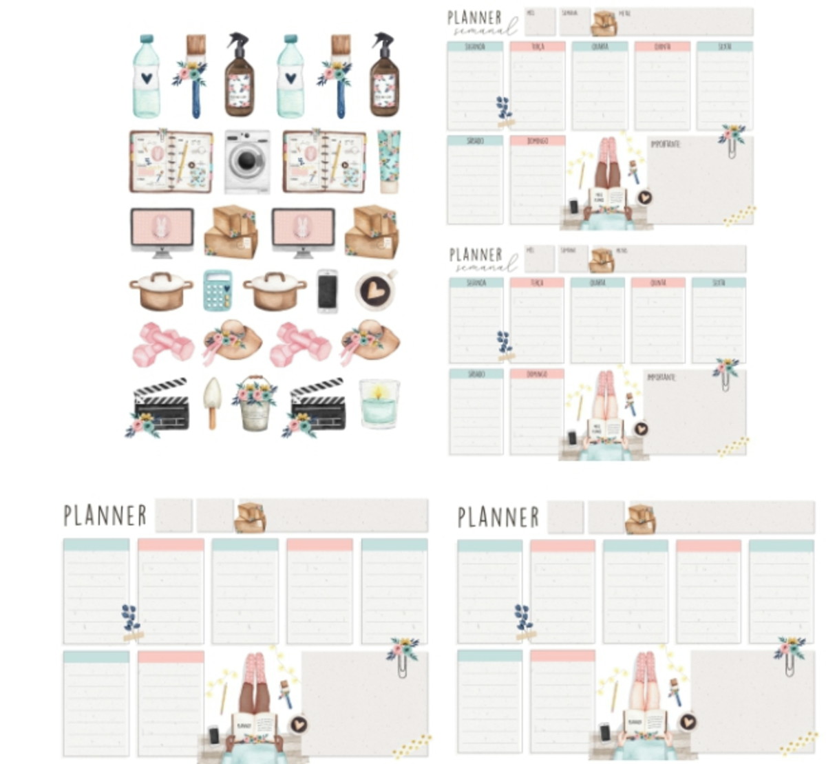 Kit Digital - Meus Planos Aquarela (cod. 0249) - Imagem 3