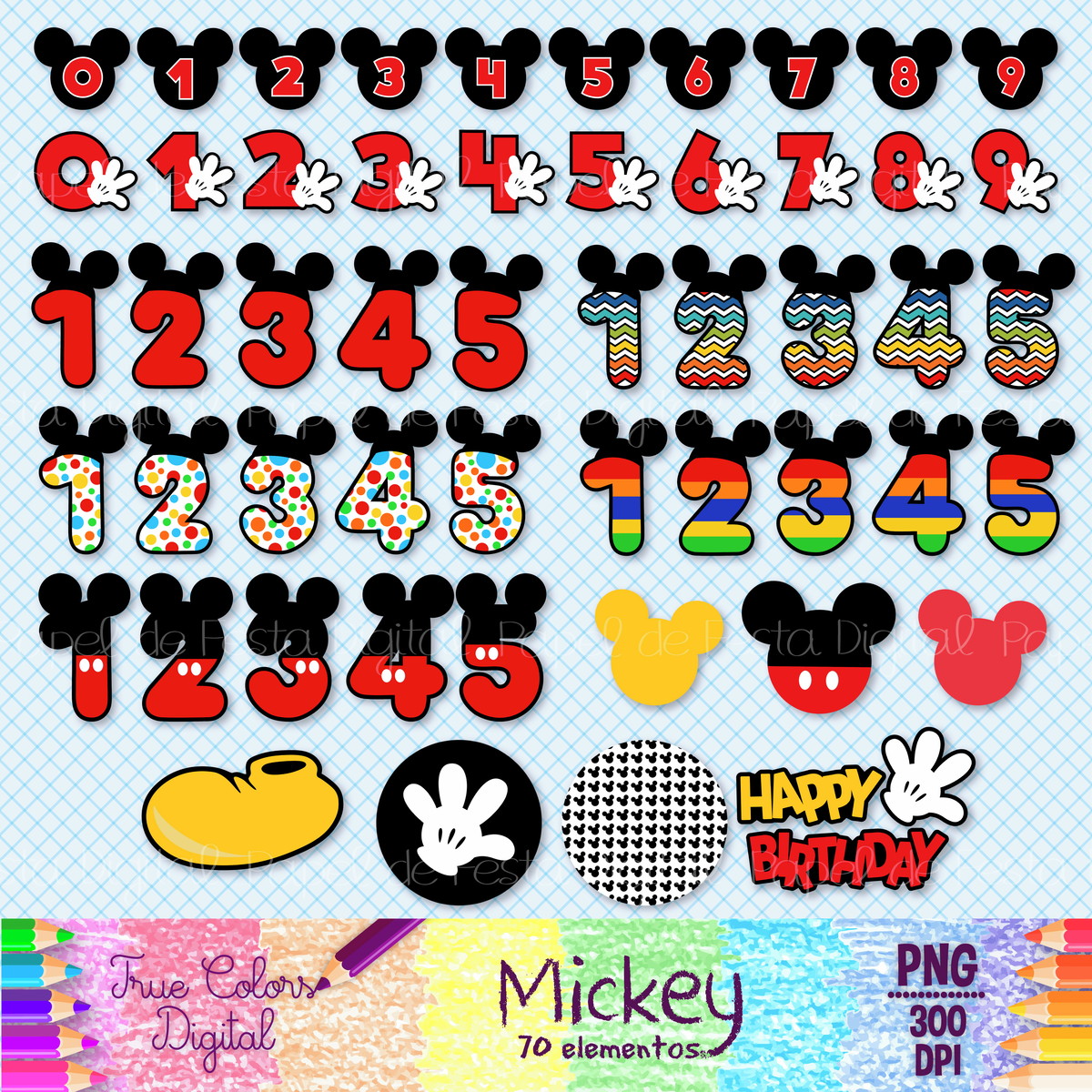 Kit Digital Mickey - Imagem 2