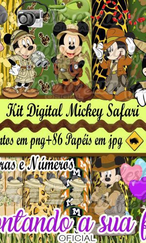 Kit Digital Mickey Safari