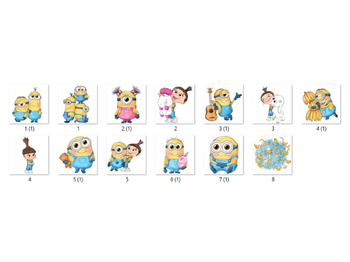 Kit Digital - Minions Aquarela 01 - Imagem 2