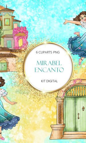Kit Digital Mirabel Encanto Aquarela