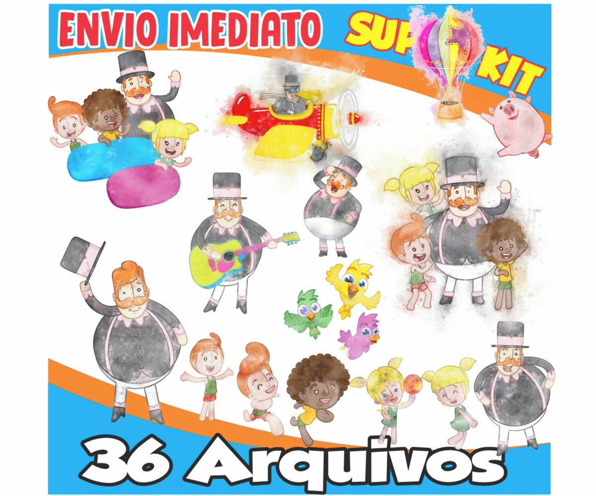 Kit Digital Mundo Bita Aquarela