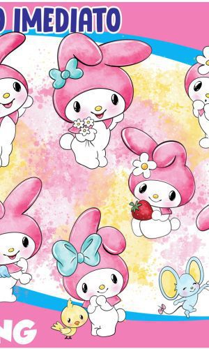 Kit Digital My Melody Aquarela