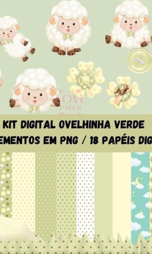 Kit Digital - Ovelhinha Verde