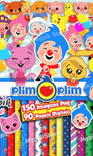 Kit Digital Palhaço Plim Plim