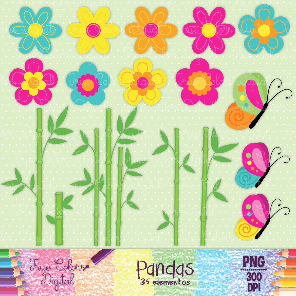 Kit Digital Pandas - Imagem 3