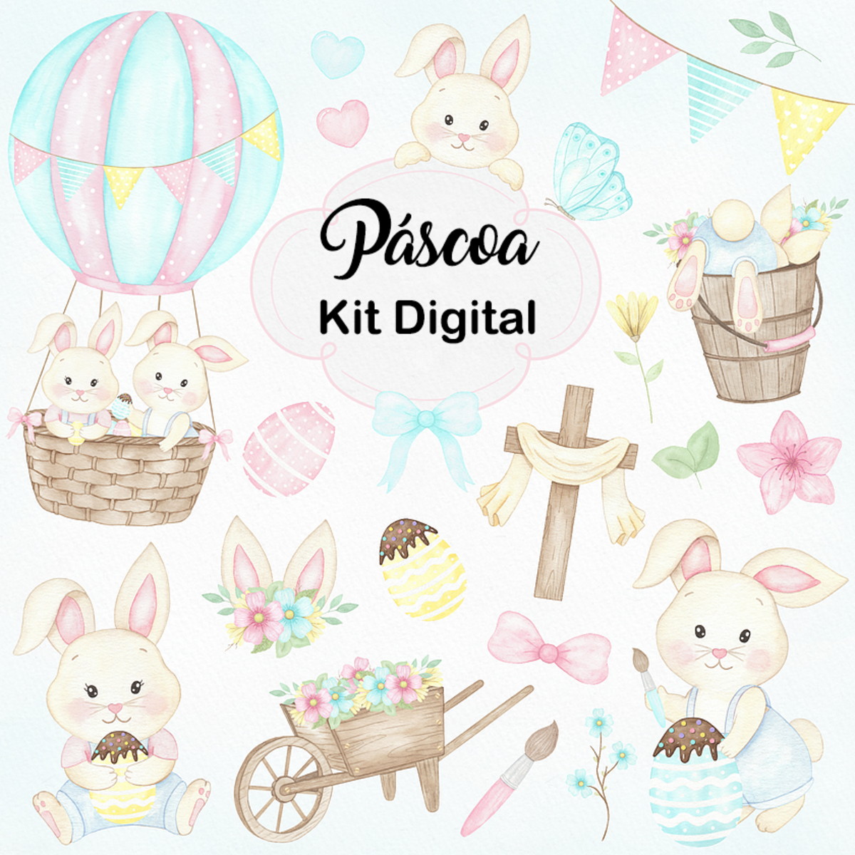 Kit Digital Páscoa 43