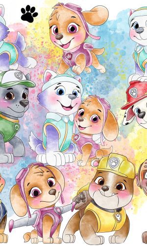 Kit Digital Patrulha Canina Aquarela 2