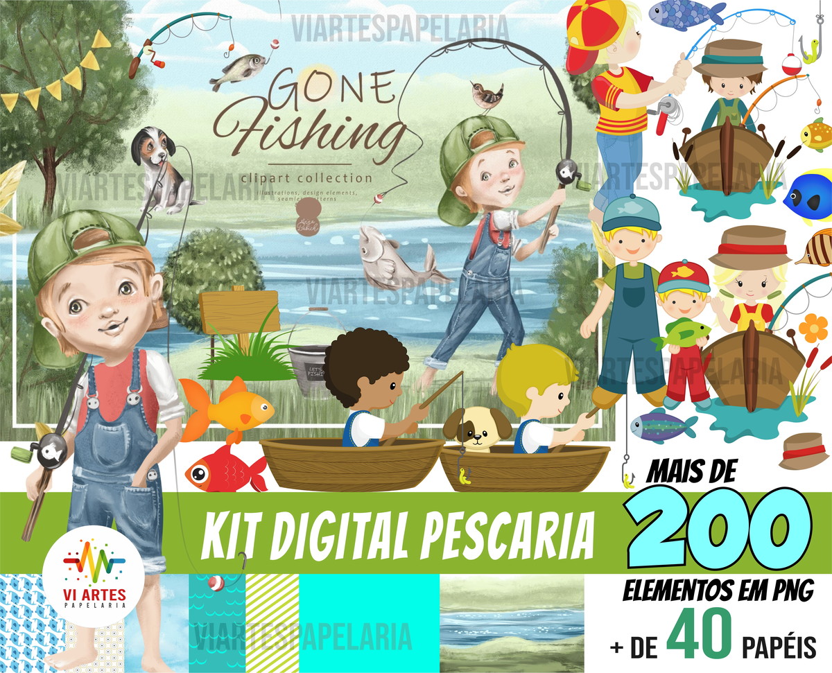 KIT DIGITAL PESCARIA + 1 KIT A SUA ESCOLHA