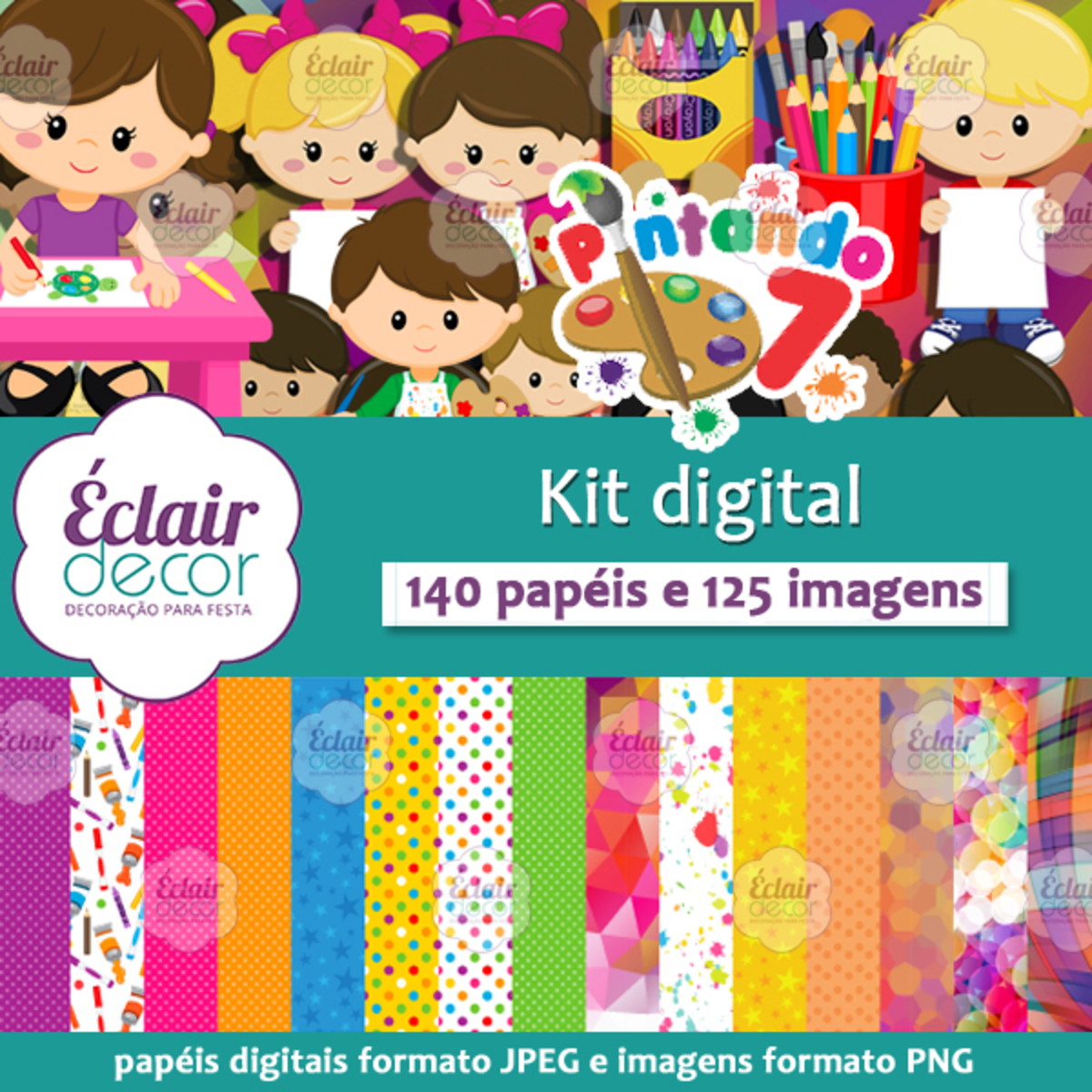 Kit Digital PINTANDO O SETE