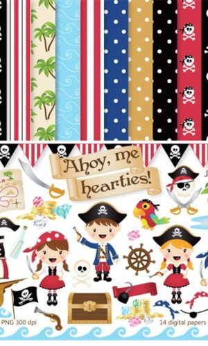 Kit Digital Piratas - Jazzy 34
