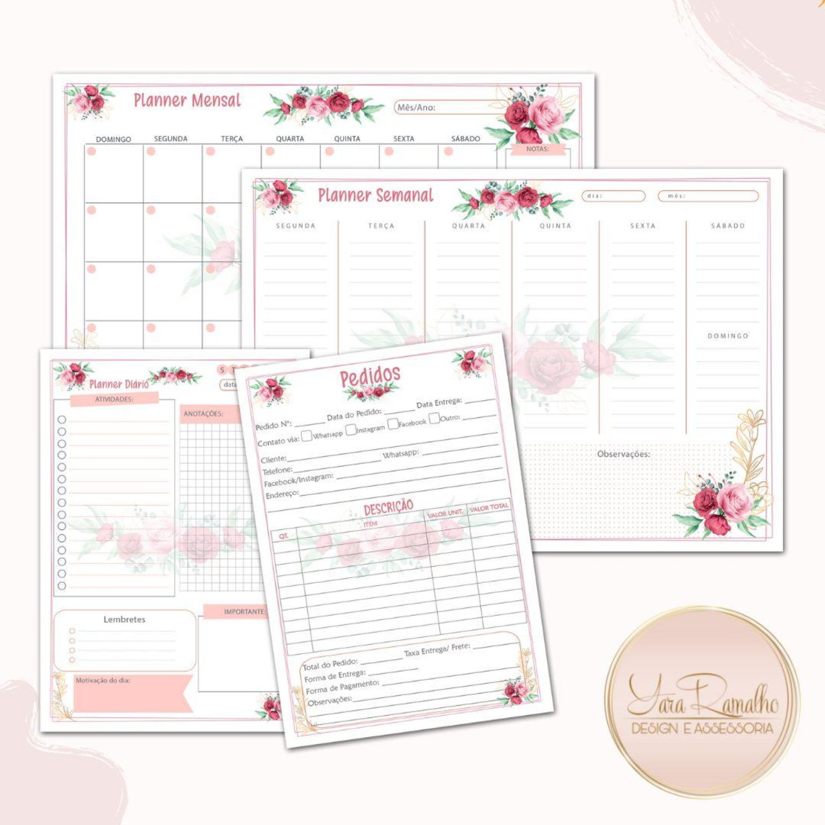 Kit Digital Planner de Mesa