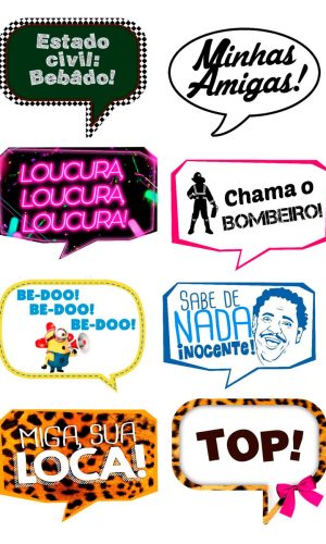 Kit Digital Plaquinhas Divertidas Para Imprimir - Promoção